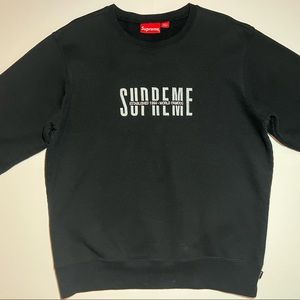 Supreme crewneck black fw18